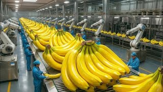 Inside The Banana Factory From Fresh Bananas To Delicious Desserts Full Process