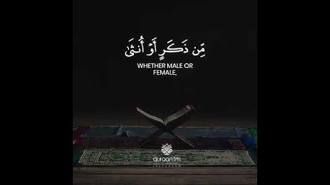 مَنْ عَمِلَ صَالِحًا مِّن ذَكَرٍ أَوْ أُنثَىٰ وَهُوَ مُؤْمِنٌ| القارئ عبدالرحمن مسعد |حالات واتس ❤️