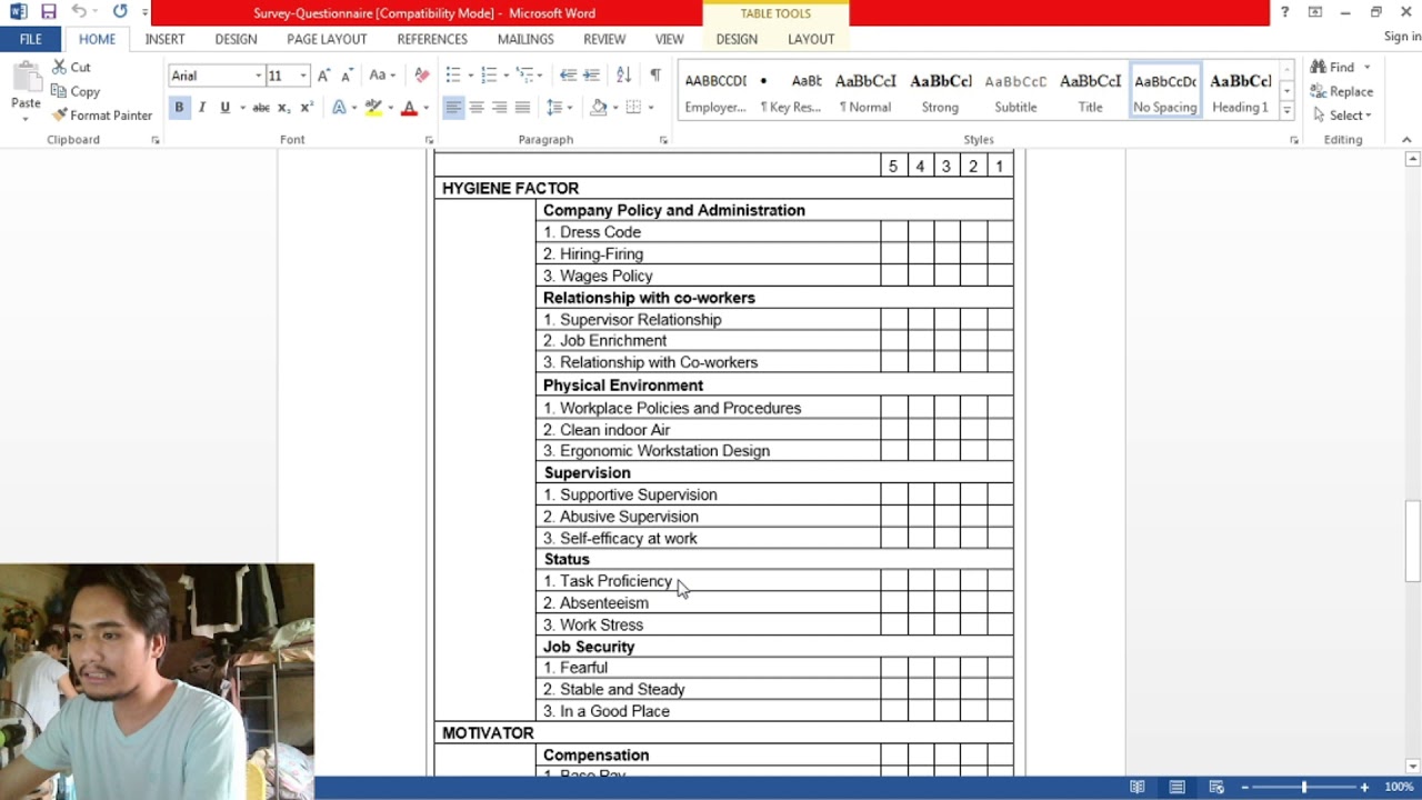 summary of findings in research tagalog