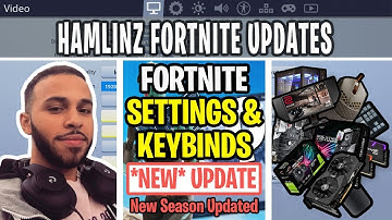 Hamlinz Fortnite Chapter 2 Settings, Keybinds, Sensitivity, Gear and Setup Nov  2019 Update