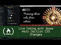 Hero Section CSS Changes - Live Coding with Jesse