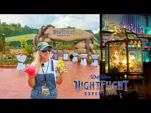 Dollywood NEW NightFlight Expedition First Ride! Review, Details, New Snacks, Merch & MORE