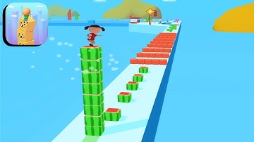 MAX LEVEL in Cube Surfer ● NEW UPDATE!! All Levels Gameplay iOS,Android #37