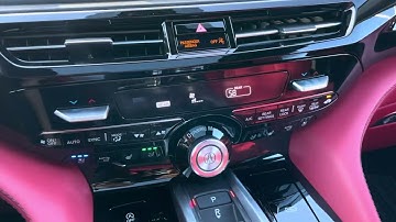 JC 2024 Acura MDX: how to adjust the rear climate controls from the front seat
