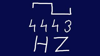 4443 hz square