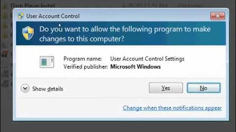 Disable User Account Control in Windows7 and Vista
