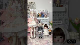 Bjd doll size and height comparison✨    #bjd