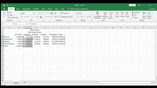 Excel Activity 2: Apply Your Knowledge- Changing the Values in the Worksheet