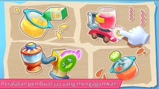 Permainan Musim Panas Bayi Panda/Kedai Jus/Toko Jus Bayi Panda | Babybus Bahasa Indonesia screenshot 1