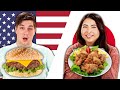 この差はなに⁉︎アメリカ人と日本人が給食を交換してみた American & Japanese People Swap School Lunches