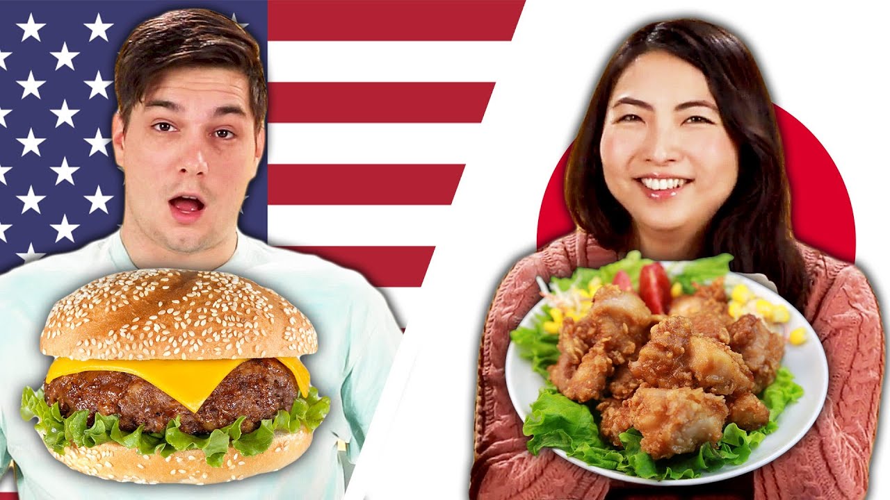 この差はなに アメリカ人と日本人が給食を交換してみた American Japanese People Swap School Lunches Youtube