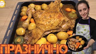 Juicy and tender LAMB ROAST in the oven with fresh potatoes / Easy tried and tested recipe for lamb