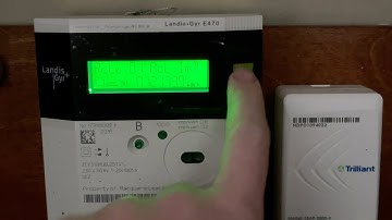 How to read a landis + gyr e470 electric meter