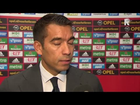 Giovanni van Bronckhorst na afloop van Feyenoord   Vitesse