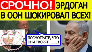 Эрдоган в ООН сделал шокирующие заявление об Израиле и секторе Газа