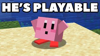 I Made Kirby in Minecraft