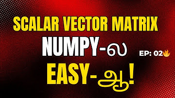Deep Learning Tutorial Tamil | Tensorflow Tutorial in Tamil