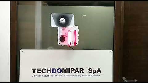 Video Sirena SLL-400 AMPLIFICADA con Bocina de 30W