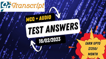 Gotranscript - gotranscript test answers - 16 February 2023 explained in Tamil