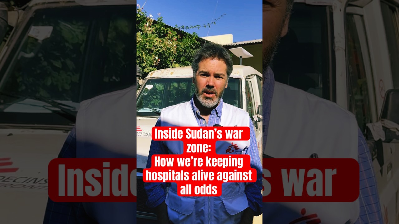 Inside Sudan's war zone: How we're keeping hospitals alive against all odds