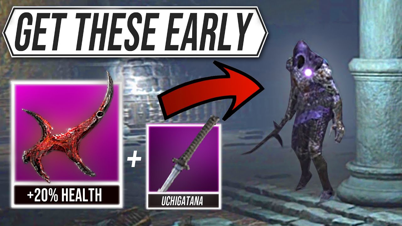 Elden Ring Early Assassin's Crimson Dagger Location Deathtouched