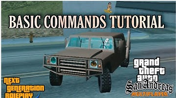 Basic Commands Tutorial Malayalam...GTA San Andreas Mallu Roleplay Ngrp Kerala | Kochunni Gaming