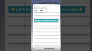 How to improve your note taking skills with Cornell Notes #onenote #digitalplanningcommunity