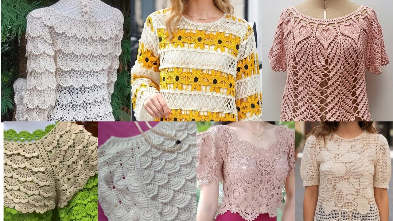 Beautiful Crochet Blouse Pattern for Beginners | Easy Handmade Crochet Top Designs