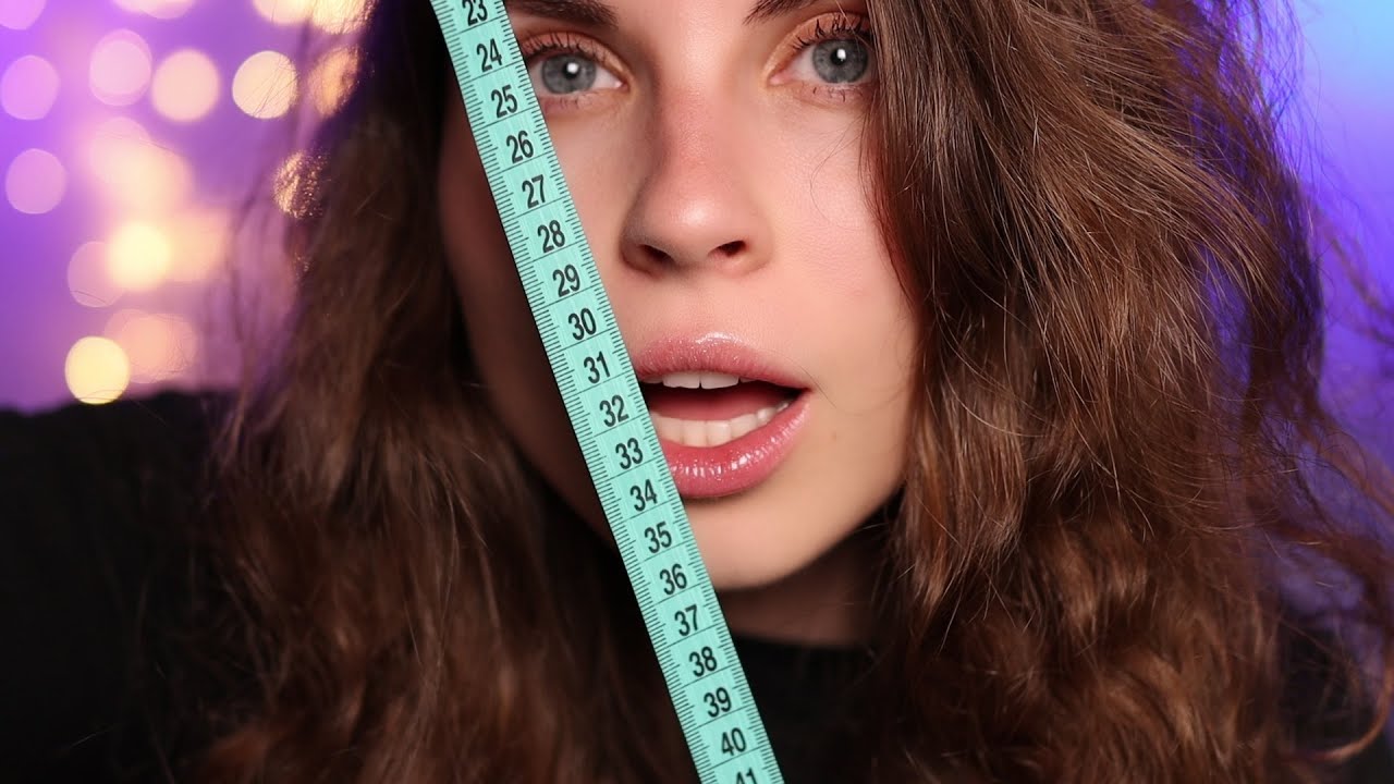 ASMR Chaotic & Up Close Measuring You Personal Attention, Gum Chewing