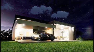 Simple house render using Revit and Enscape