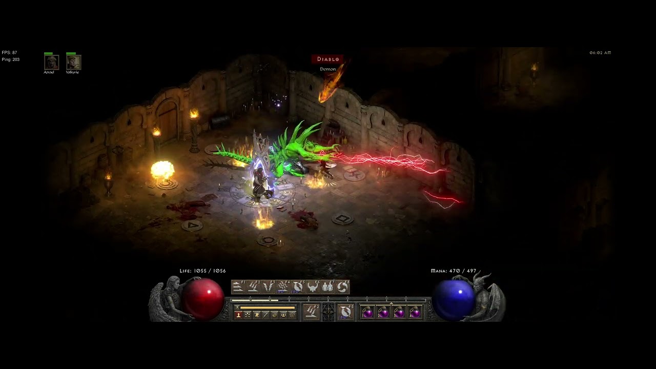 Diablo Clone Kill in 8 Seconds - Level 93 Javazon (Diablo II: Resurrected) 