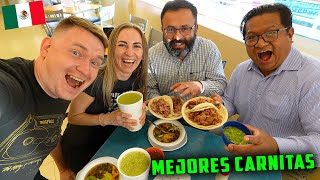 DE TODO MÉXICO VIENEN a ESTE LUGAR PARA SENTIR ESTE SABOR | RUSOS PROBANDO MEJORES CARNITAS CDMX