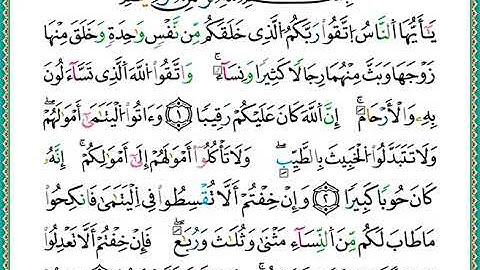 ختمة مصحف التجويد برواية الدوري الصفحة رقم 77