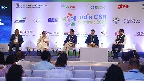 India CSR Summit 2022 - Session on Enabling Local Livelihoods through SHGs and FPOs