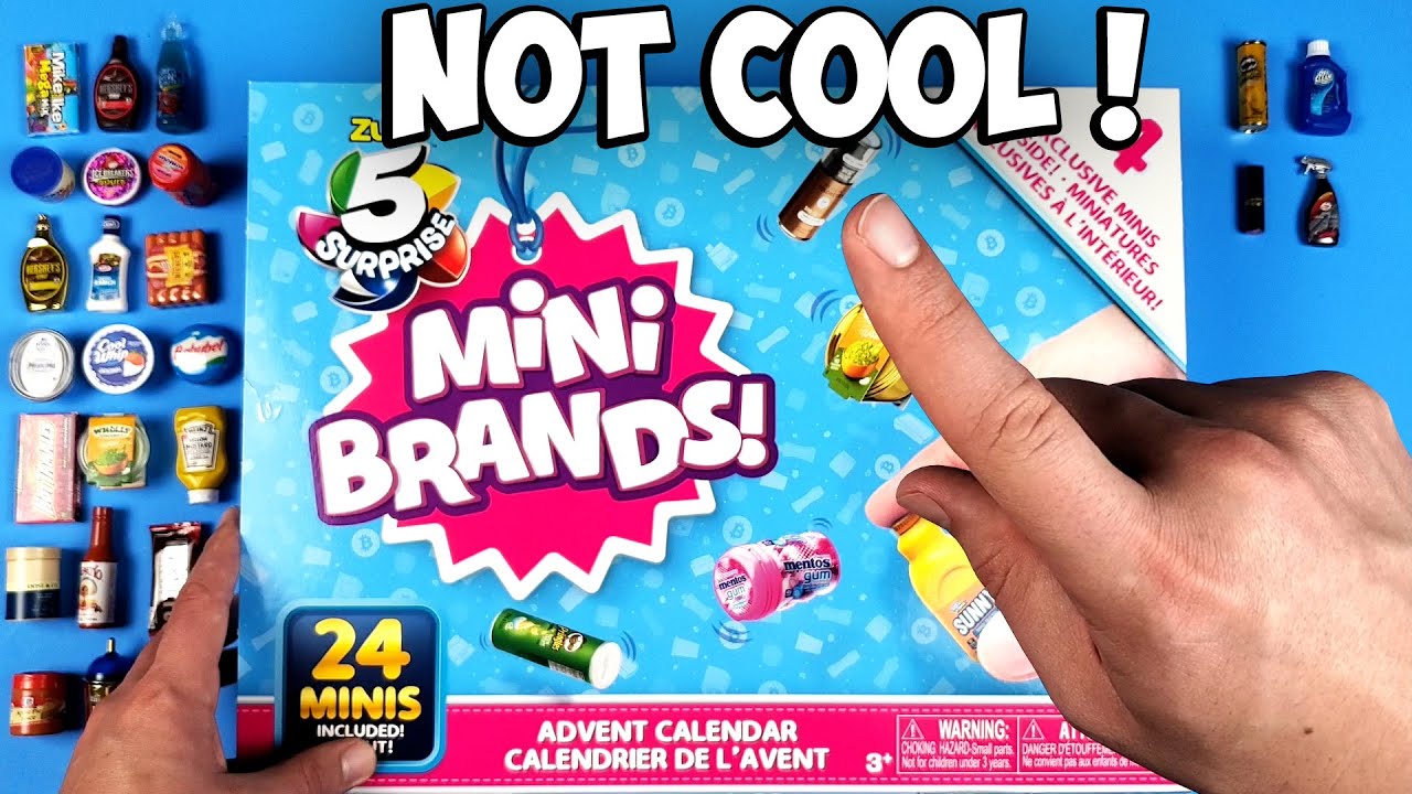 The mini brands advent calendar is 50% off is it worth getting 2 or does it  come with a specific set of minis? : r/MiniBrands