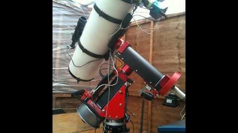 Homemade telescope GEM mount GOTO slew