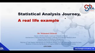 Statistical analysis journey, a real life example