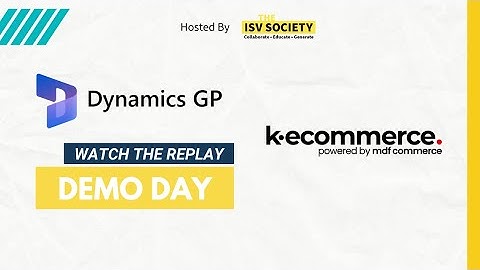 2025 May GP Demo Day - k-ecommerce -  B2B Ecommerce Built for Dynamics GP