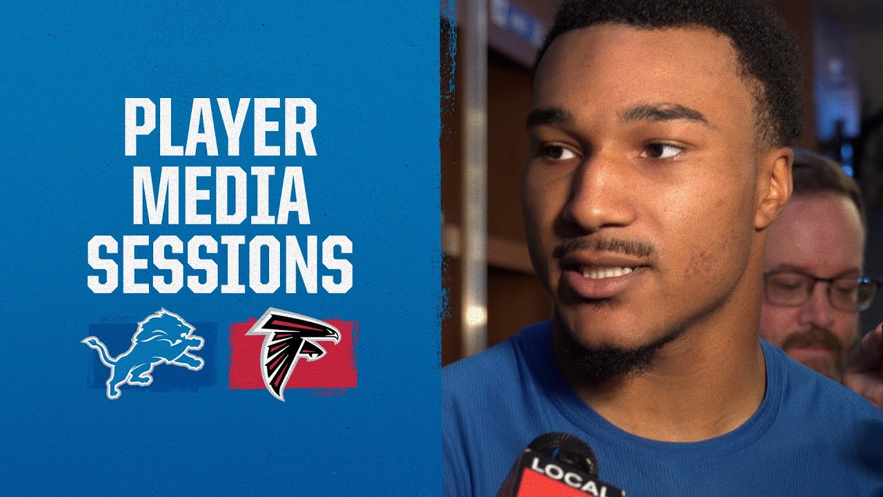 Detroit Lions players meet with the media 2023 Week 3 Lions vs