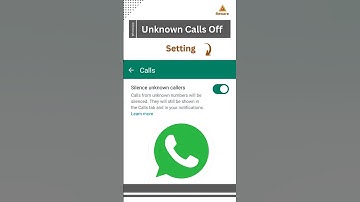 Silence Unknown Callers #whatsapp #youtubeshorts