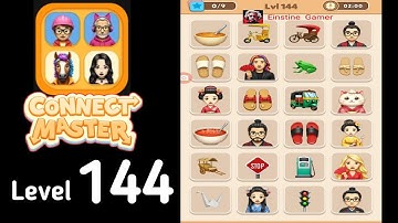 Connect Master Match Puzzle level 144 Guide Walkthrough Solution
