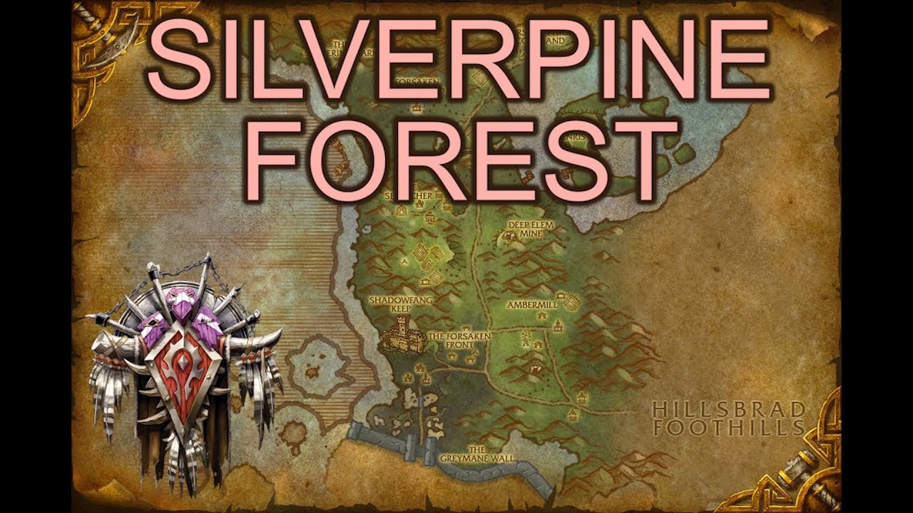 Leveling In Silverpine Forest Zone Review Horde Youtube