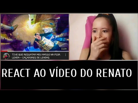 REAGINDO AO VÍDEO DO RENATO GARCÍA (Caçadores de lendas) (REACT)