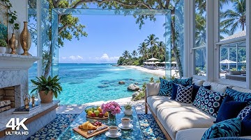 Enjoy Summer Vacation with Bossa Nova Music by the Sea - Sweet Morning Jazz & Smooth Sound of Waves