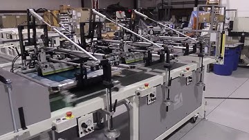 Model SST Multi-Color Precision Screen Printing Machine