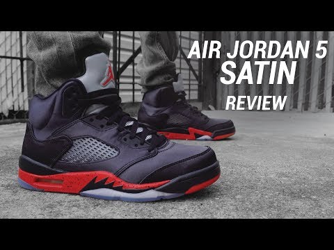 air jordan 5 satin red