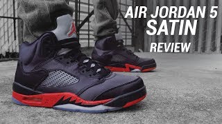 jordan 5 bred satin release date