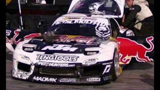 Mad Mike Drifting Madbul - 1996 Mazda Fd3 Rx7 For Team Redbull At D1Nz Finals