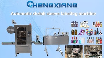 CX-TBJ Automatic shrink sleeve labeling machine/bottle cap shrink wrap machine/bottle shrink tunnel