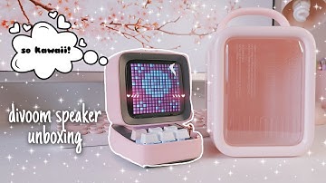 unboxing divoom DITOO kawaii retro bluetooth speaker! ✧･ﾟ:*